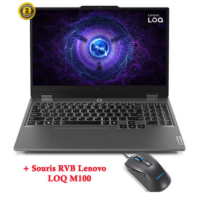 PC Portable Gamer LENOVO LOQ 15IAX9E i7 13è Gén 16Go 512Go RTX 3050 6G – 83DV0104FG Tunisie