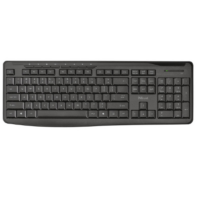 Ensemble Clavier et Souris Sans Fil Trust Evo Silent – Noir – 21387 Tunisie