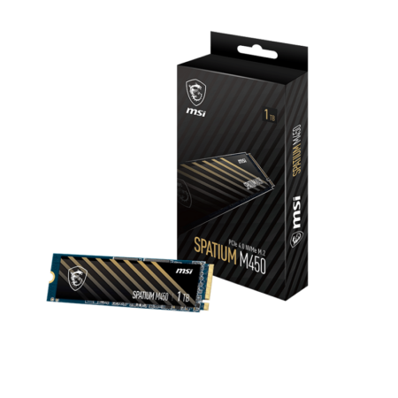 Disque Dur Interne Msi SSD Spatium M450 PCIe 4.0 NVMe M.2 1To V1 – S78-440L0M0-P83 Tunisie