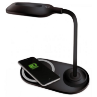 Lampe De Bureau Platinet LED Avec Chargeur Sans Fil 10W – Noir -PDL1930B Tunisie