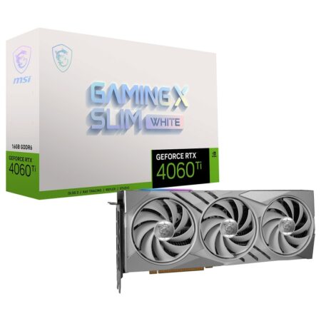 Carte graphique MSI GeForce RTX 4060 Ti GAMING X SLIM White 16G – 912-V517-012 Tunisie