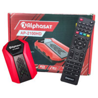 Récepteur Alphasat Ap-2100hd + Avec 2 Commandes + Abonnements Tunisie