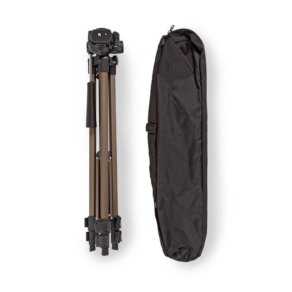 Trépied Pour Appareils Photos Nedis 3 Kg 127 CM Noir & Bronze – TPOD3100BZ Tunisie