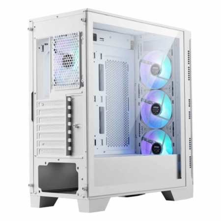 Boitier Pc Gamer MSI MAG Forge 320R airflow – Blanc – 306-7G23W21-HH9 Tunisie