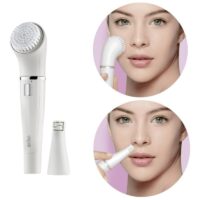 Épilateur & Brosse De Nettoyage Pour Visage Braun SE830 Blanc Tunisie