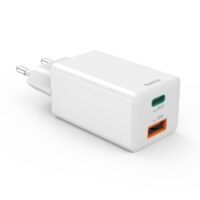 Chargeur Rapide Hama Dual Ports 45W 1x USB-C, 1x USB – Blanc -086444 Tunisie