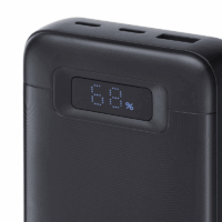 Power Bank RivaCase 20000 mAh Charge Ultra Rapide Pd 65w – Noir- VA1082 Tunisie