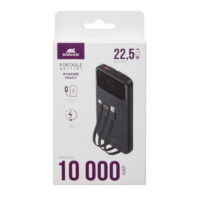 Power Bank RivaCase 10000 mAh – Noir – VA2211 Tunisie