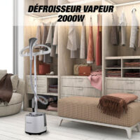 Défroisseur Vertical à Vapeur Techwood 2000 W TDV-2006 Blanc Tunisie