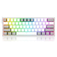 Clavier Gamer Mécanique REDRAGON FIZZ K617-RGB  -Gris &Blanc- K617 Tunisie