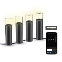 Lot de 4 Balises Extérieures Smart LED KSIX WiFi + APP 12W – BXOUTL2 Tunisie