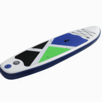 Planche à pagaie What Sup Sky Breeze 11 pieds – Blanc & Bleu & Vert & Noir Tunisie