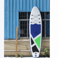 Planche à pagaie What Sup Tropical 10.7 pieds – Blanc & Bleu & Vert & Jaune & Orange Tunisie