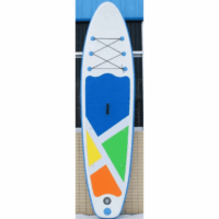 Planche à pagaie What Sup  Fitnord Aqua Leaf Gonflable 11.2 pieds – Vert Tunisie