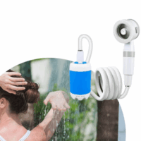 Pompe de douche Portable polyvalente -Blanc Tunisie