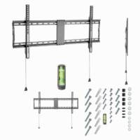 Support mural Gembird pour téléviseur fixe 43”-90” 70 kg -Noir -WM-90F-01 Tunisie