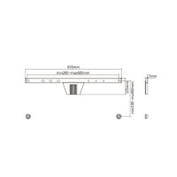 Support mural Gembird pour téléviseur mince 37”-80” 50 kg -Noir -WM-S80F-01 Tunisie