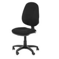 Chaise Bureau Brio HD  avec Accoudoirs – Base Chrome Tunisie