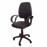 Chaise secrétaire Brio Dossier avec Sans Accoudoirs – Base Chrome Tunisie