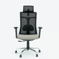 Chaise Directeur Mesh Molo Noir -Base Chrome Tunisie