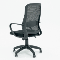 Chaise Secrétaire Solo Avec Accoudoirs – Noir Tunisie