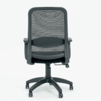 Chaise Secrétaire Solo Avec Accoudoirs – Noir Tunisie