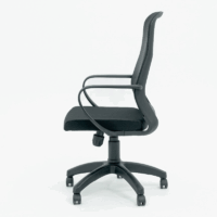 Chaise Secrétaire Solo Avec Accoudoirs – Noir Tunisie