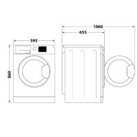 Sèche Linge Frontal Ariston 8 Kg NTCM108BSEX Silver Tunisie