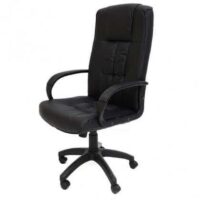 Chaise Directeur Fly Noir –  Base Chrome Tunisie