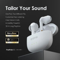Écouteurs Sans Fil Oraimo Freepods 3c – Blanc- OEB-E104DC-WH Tunisie