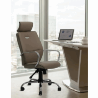 Chaise de bureau Oslo Gris- Base Chrome Tunisie