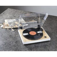 Platine Vinyle Design Thomson TT301 – Blanc & bois – TT301 Tunisie