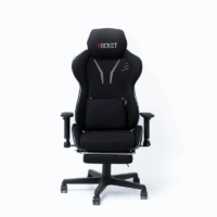 Chaise Gaming Rocket RGB – Blanc &Rose Tunisie