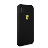 Coque Ferrari en Silicone pour iPhone Xs Max – Noir -43685 Tunisie