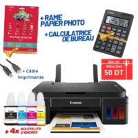 Imprimante Multifonction à Réservoir Intégré 3en1 Canon Pixma G-3410 Wifi Couleur Tunisie