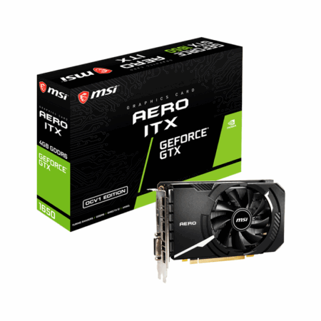 Carte Graphique MSI Geforce GTX 1650 D6 AERO ITX OCV1 – 912-V809-4059 Tunisie