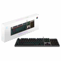 Clavier Gaming Filaire Mécanique Msi Forge Gk310 Rgb Red Switches – Noir -OS1-8ZA8015-000 Tunisie