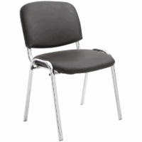 Chaise Attente ISO 1 Place Sans Accoudoirs Base Chrome – Marron Tunisie