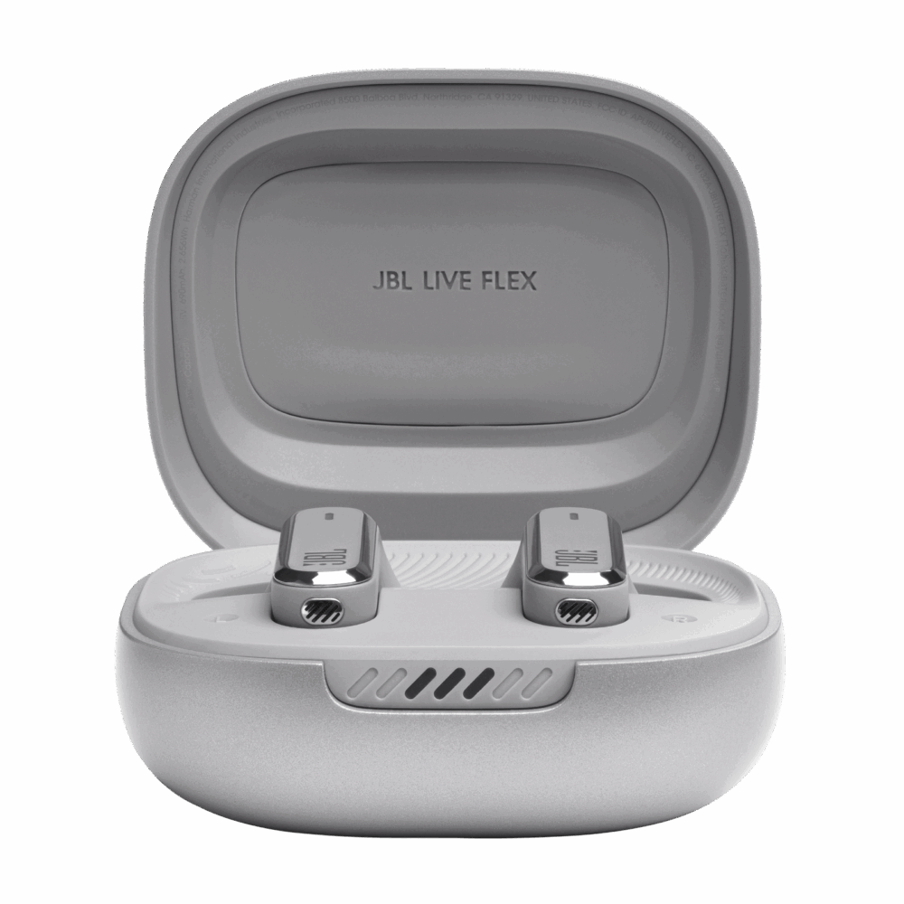 Écouteurs JBL Live Flex – Silver – JBLLIVEFLEXSVR Tunisie