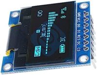 Afficheur OLED SSD1306 SSD1309 0.96 128X64 OLED I2C 7 Pins Bleu Tunisie