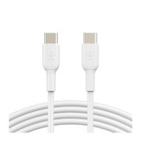 Câble De Charge Belkin Boost Charge USB-C vers USB-C 2M Blanc – CAB003bt2MWH Tunisie