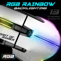Souris Gaming Spirit of Gamer PRO M5 RGB -Blanc -S-PM5RGBWT Tunisie