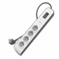 Multiprises Belkin 4 Prises 2 Mètres – Blanc & Gris -BSV400VF2M Tunisie