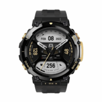 Montre Connectée Amazfit Trex 2 – Noir & Gold Tunisie