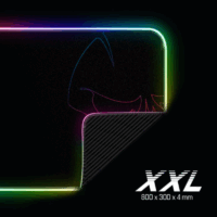 Tapis Souris Gaming Spirit Of Gamer Skull Rgb Taille Xxl -Noir -SOG-PADXXR Tunisie