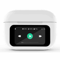 Écouteurs Sans Fil Gembird TWS-LCD-ANC-01-W Hi-Fi In-ear Blanc Tunisie