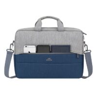 Sacoche Pour Pc Portable RivaCase 15.6″ 7532 Gris & Bleu Tunisie
