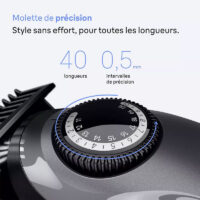 Tondeuse à Barbe Braun Rechargeable 4 en 1 Série 3 BT3560 Gris Tunisie