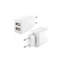 Chargeur Ksix Dual Usb-a 12w – Blanc – BXCDU2U Tunisie