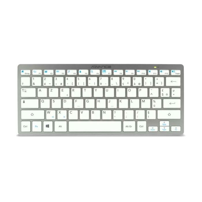 Clavier Sans Fil Advance Bt210 – Blanc – CLA-BT210FR Clavier Sans Fil Advance Bt210 – Blanc – CLA-BT210FR Tunisie